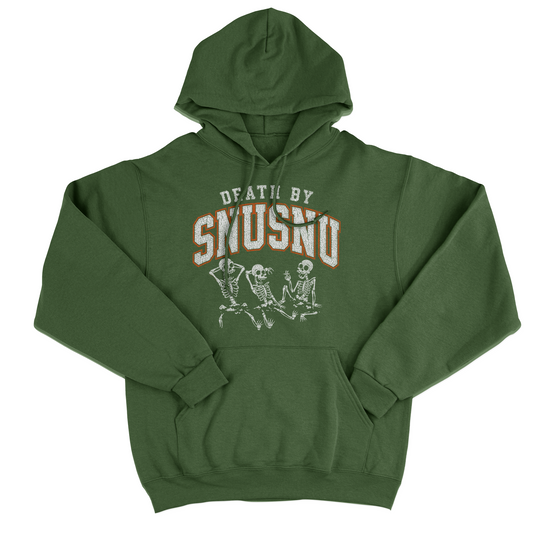 FELPA CAPPUCCIO CUC DEATH BY SNU SNU Futurama citazione cult Verde Militare M [IMGKEY:MIL:M:1]