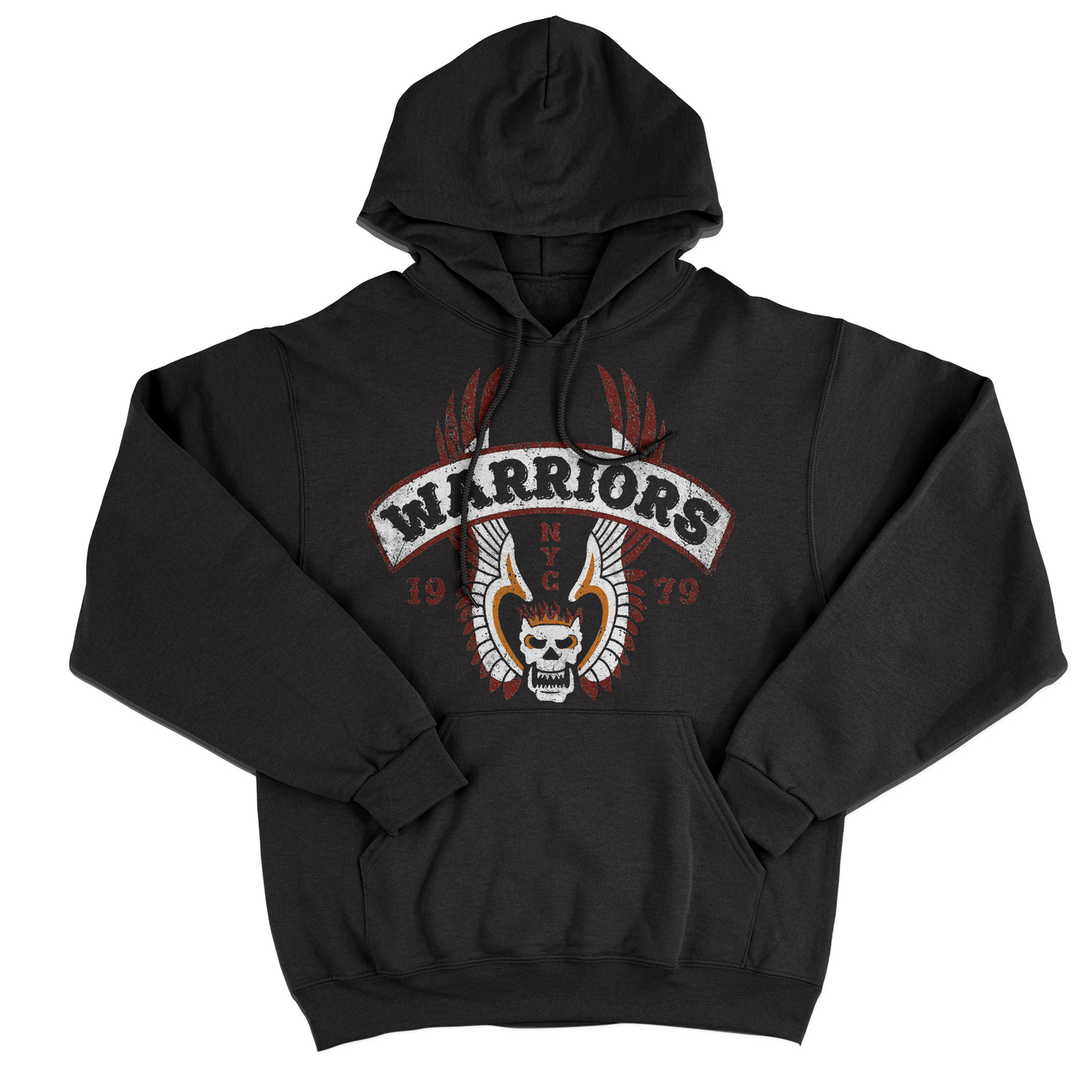 FELPA CAPPUCCIO CUC THE WARRIORS i Guerrieri della Notte NY 1979 Grunge Nera M [IMGKEY:BLA:M:1]