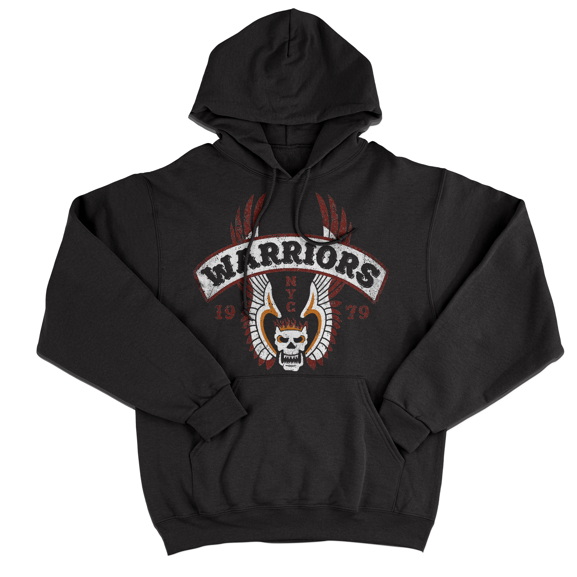 FELPA CAPPUCCIO CUC THE WARRIORS i Guerrieri della Notte NY 1979 Grunge Nera M [IMGKEY:BLA:M:1]