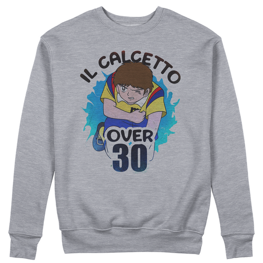 FELPA GIROCOLLO IL CALCETTO DOPO I 30 siamo tutti Julian Ross Grigio #chooseurcolor