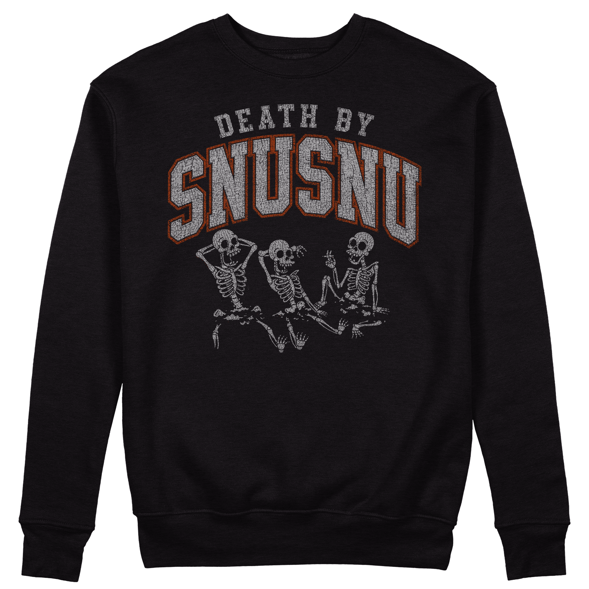 FELPA GIROCOLLO CUC DEATH BY SNU SNU Futurama citazione cult Nera M [IMGKEY:BLA:M:1]