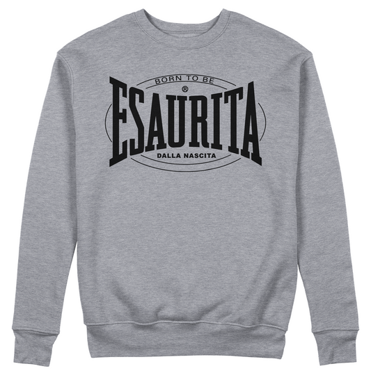 FELPA GIROCOLLO CUC Esaurita dalla Nascita maglia ispirazione sportiva Grigio M [IMGKEY:GRE:M:1]