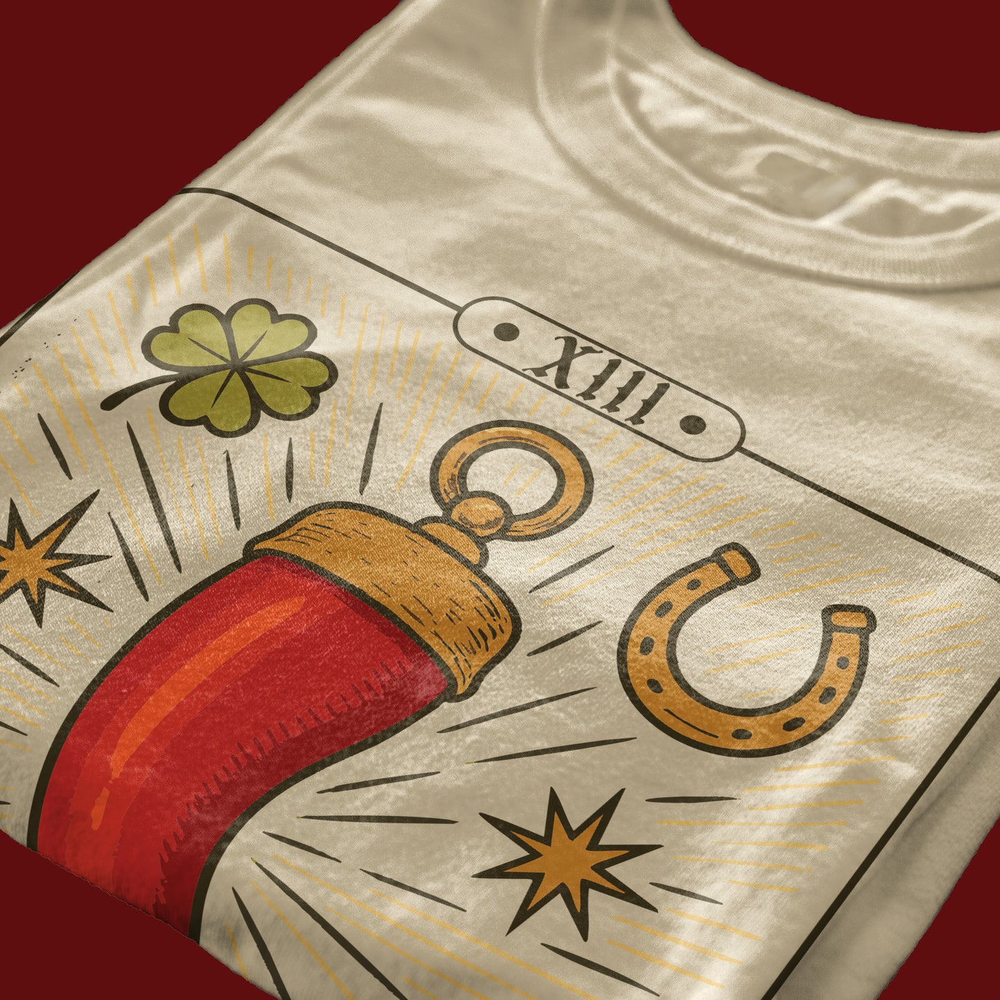 T-SHIRT KIT ANTI SFIGA fortuna sfortuna Tarocchi Sabbia #chooseurcolor