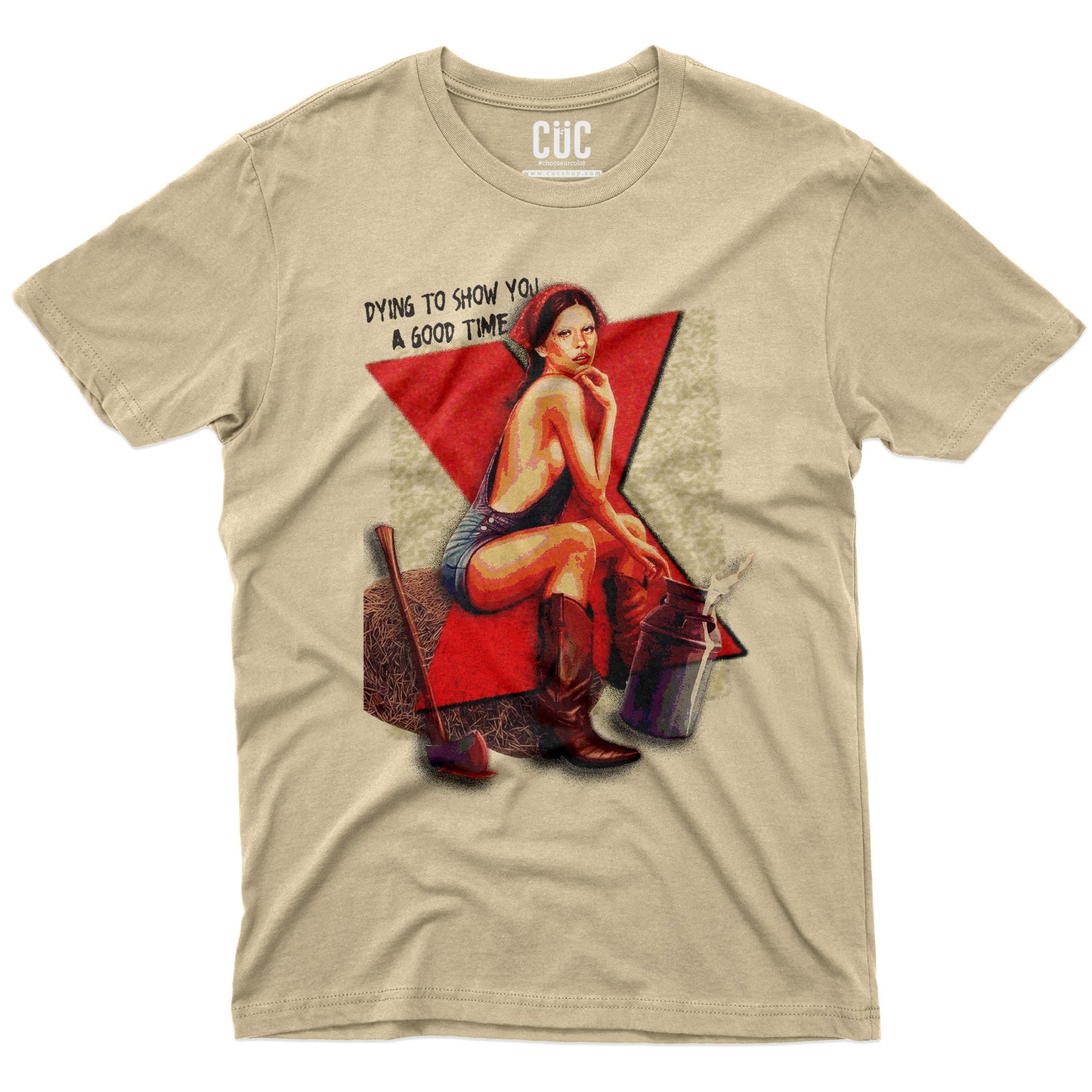 T-SHIRT MIA GOTH X Ti West film Horror cult Sabbia #chooseurcolor