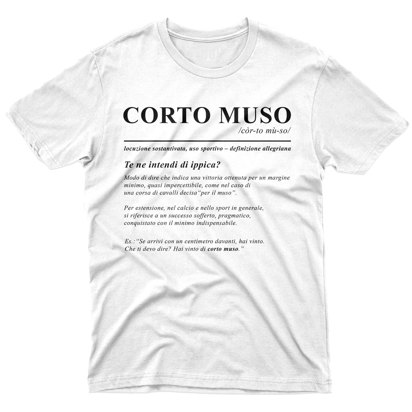 T-SHIRT CORTO MUSO te ne intendi di Ippica Max Risultatisti Allegri #chooseurcolor