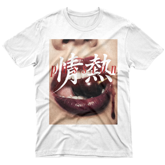 T-SHIRT PASSION maglia fotografica Passione love Bianca #chooseurcolor