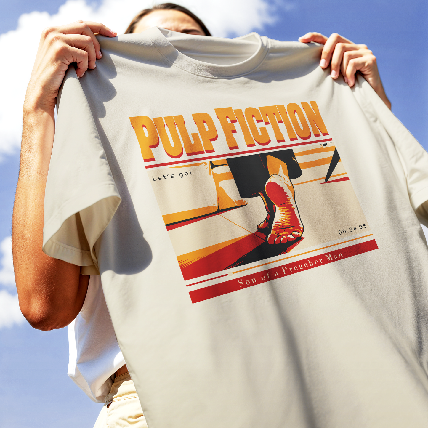 T-SHIRT MIA FEET pulp fiction tarantino #chooseurcolor