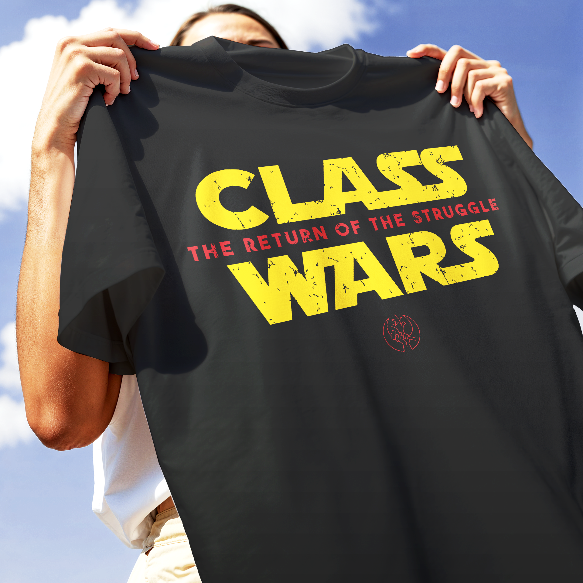 T-SHIRT CUC CLASS WARS the return of the struggle lotta di classe Nera M [IMGKEY:BLA:M:3]