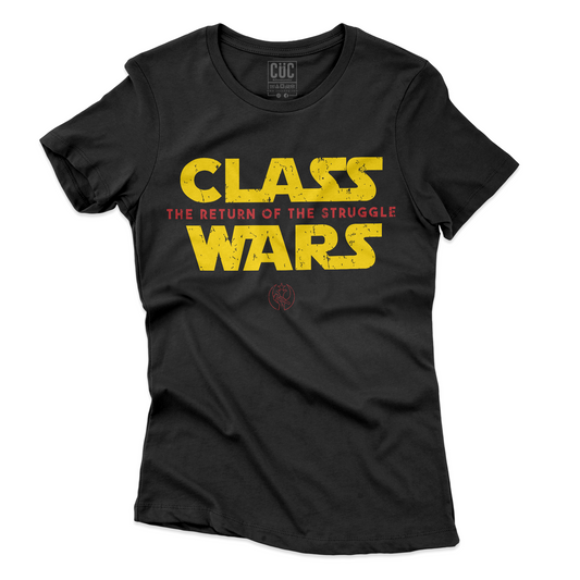 T-SHIRT CUC CLASS WARS the return of the struggle lotta di classe Nera W [IMGKEY:BLA:W:2]