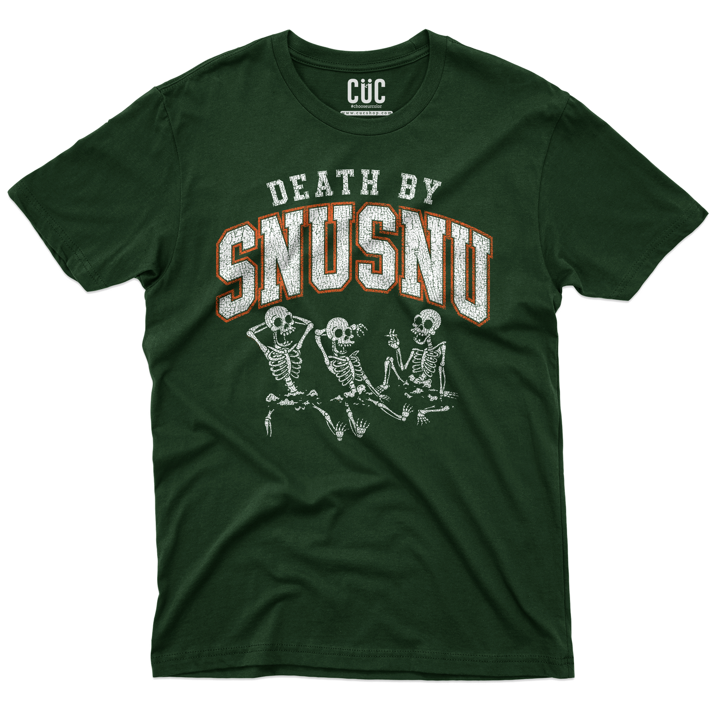 T-SHIRT CUC DEATH BY SNU SNU Futurama citazione cult Verde Bottiglia M [IMGKEY:BOT:M:1]