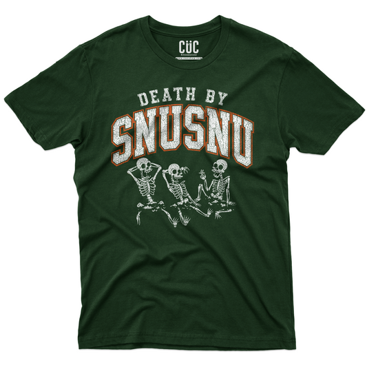 T-SHIRT CUC DEATH BY SNU SNU Futurama citazione cult Verde Bottiglia M [IMGKEY:BOT:M:1]