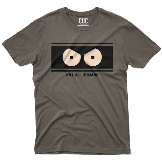 T-SHIRT CUC KILL ALL HUMANS Bender Robot CHA M [IMGKEY:CHA:M:1]