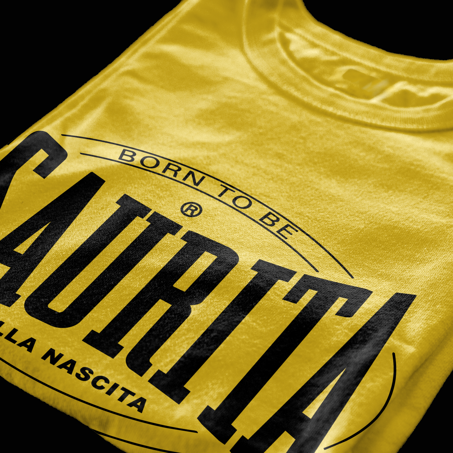 T-SHIRT CUC Esaurita dalla Nascita maglia ispirazione sportiva YEL W [IMGKEY:YEL:W:3]