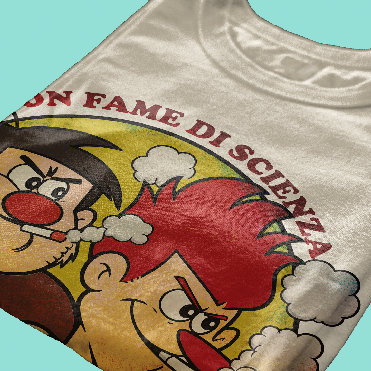 T-SHIRT CUC Esplorando il Corpo umano Affamati di scienza fame chimica meme virale Sabbia M [IMGKEY:SAN:M:4]