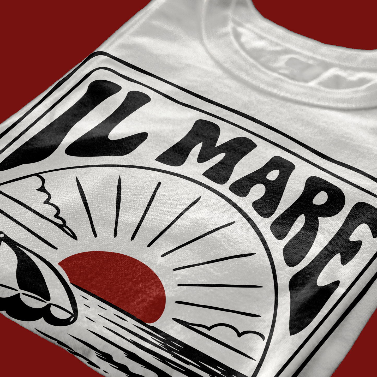 T-SHIRT CUC Il Mare Stanca detti popolari surf estate regalo divertente Bianca M [IMGKEY:WHI:M:4]