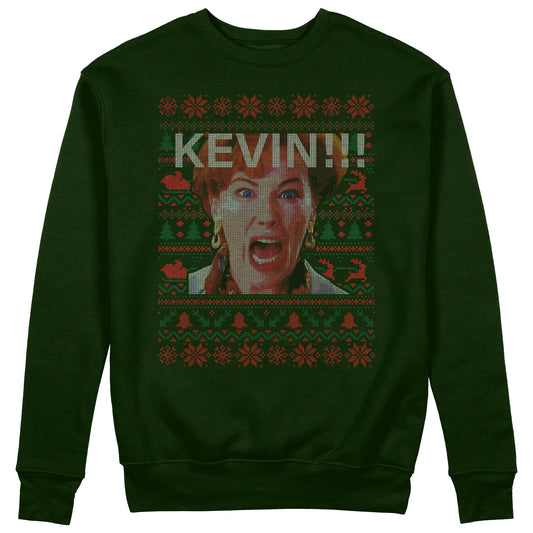 Felpa Girocollo KEVIN - Stile Maglione di Natale- Mamma ho perso #chooseurcolor