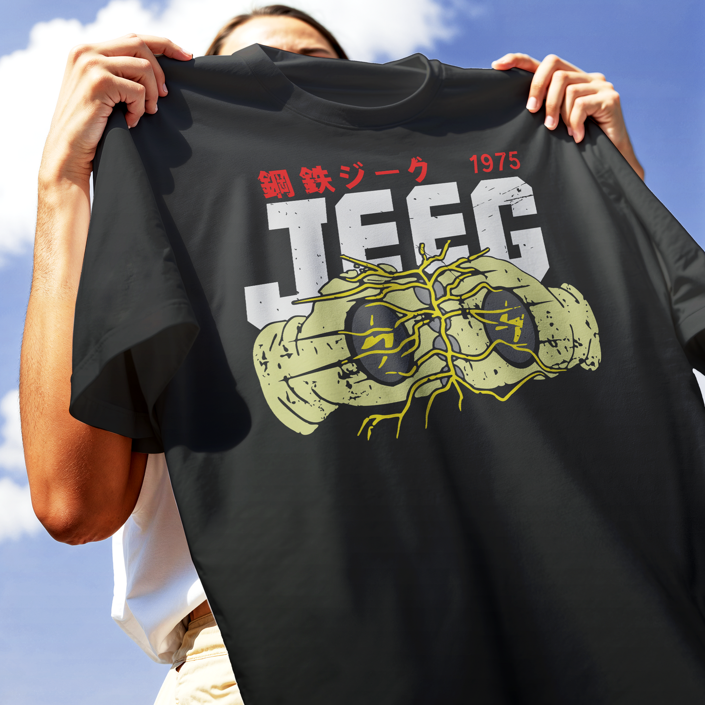 CUC T-Shirt KOTETSU JEEG FLASH - Robot Classic anime manga Giappone #chooseurcolor