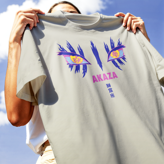 CUC T-Shirt AKAZA - Demon Slayer - Terza Luna - anime manga #chooseurcolor