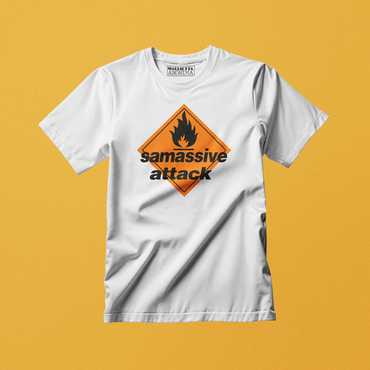 T-SHIRT SAMASSIVEATTACK Bianca [IMGKEY:WHI::1]