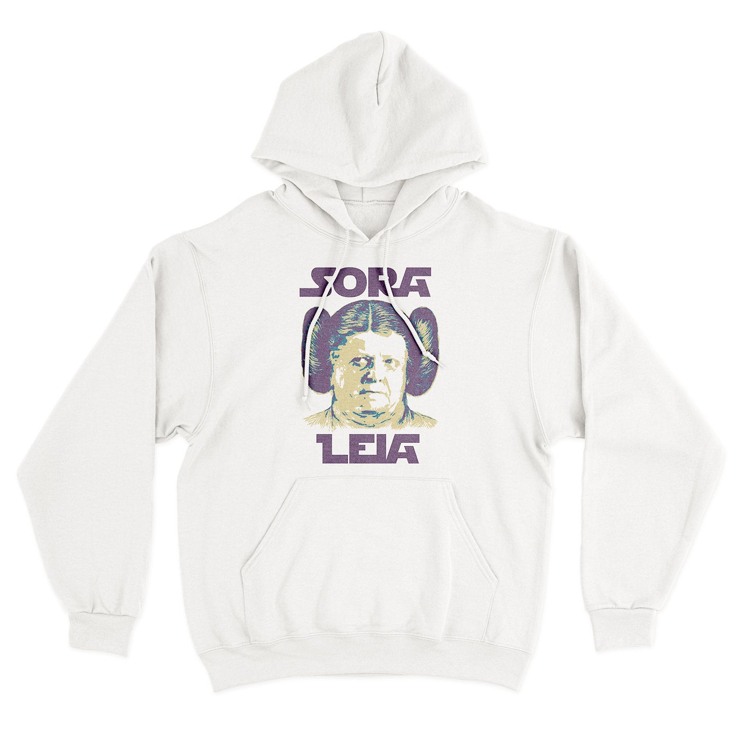 Felpa Cappuccio SORA LEIA - Divertente - Mash Up #chooseurcolor