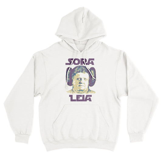 Felpa Cappuccio SORA LEIA - Divertente - Mash Up #chooseurcolor
