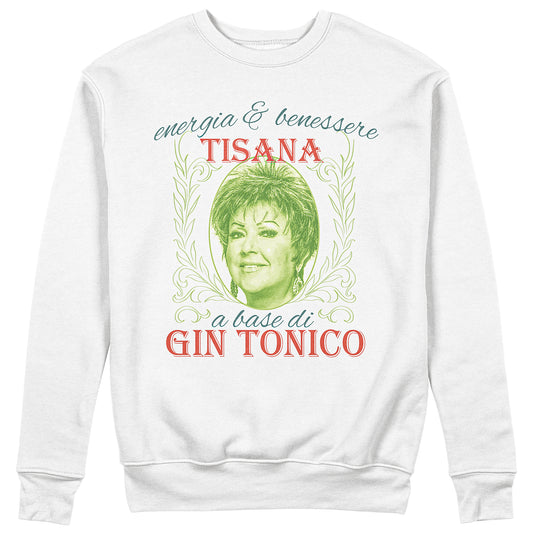 Felpa Girocollo Unisex TISANA GIN TONIC - Orietta - #chooseurcolor