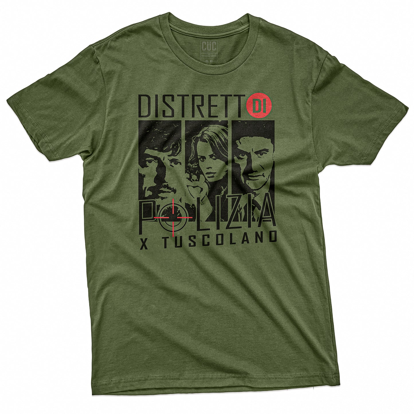 CUC T-Shirt X TUSCOLANO - Distretto di Polizia -  #chooseurcolor
