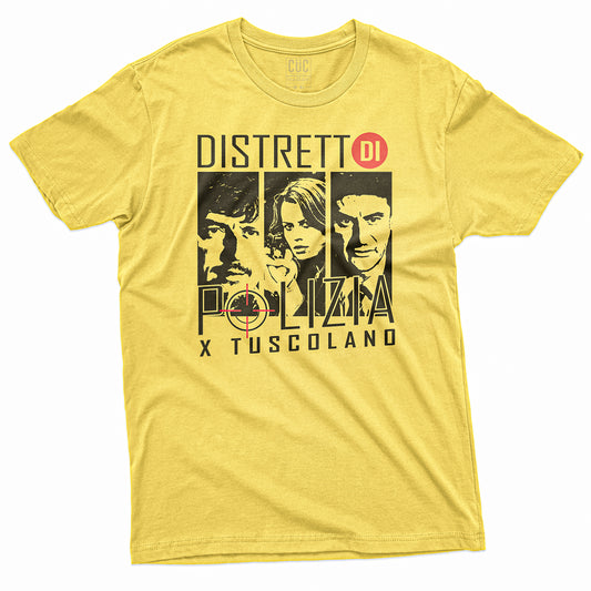 CUC T-Shirt X TUSCOLANO - Distretto di Polizia -  #chooseurcolor