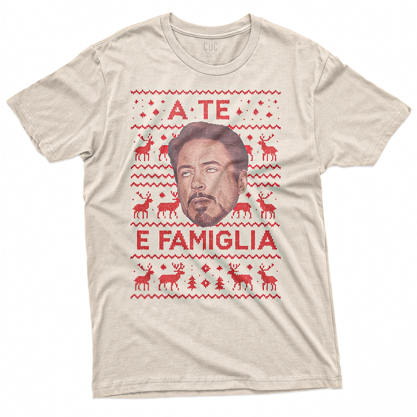 CUC T-Shirt A TE E FAMIGLIA - Natale - meme #chooseurcolor