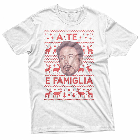 CUC T-Shirt A TE E FAMIGLIA - Natale - meme #chooseurcolor
