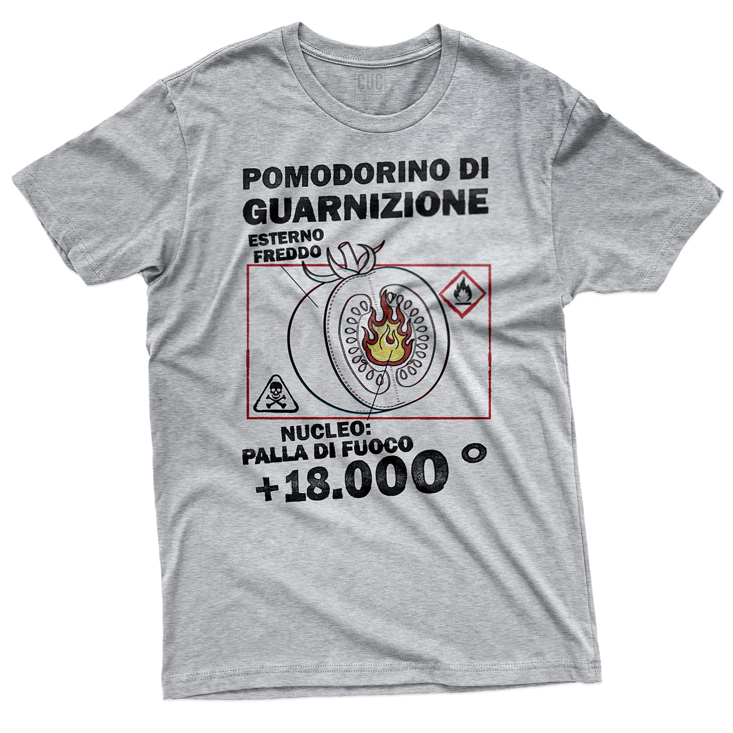 CUC T-Shirt POMODORINO 18000 - Divertente - Cult - #chooseurcolor
