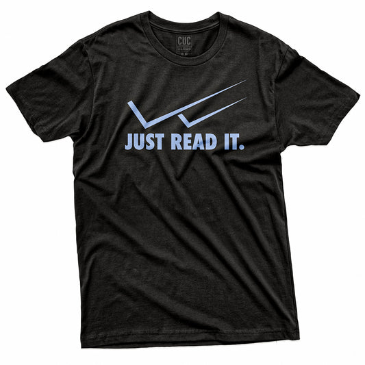 T-SHIRT CUC JUST READ IT - Divertente -  Social  #chooseurcolor