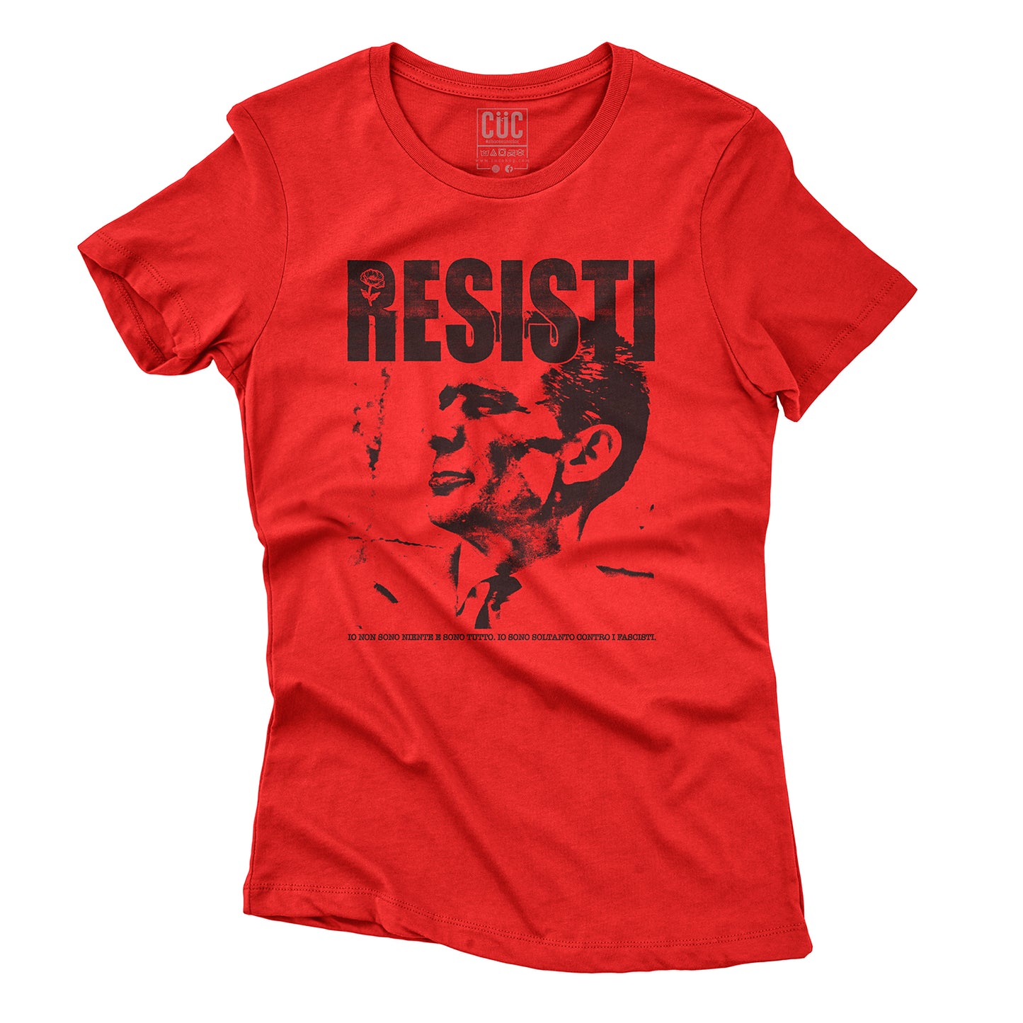 T-SHIRT CUC RESISTI - Beppe Fenoglio - Lotta Partigiana #chooseurcolor