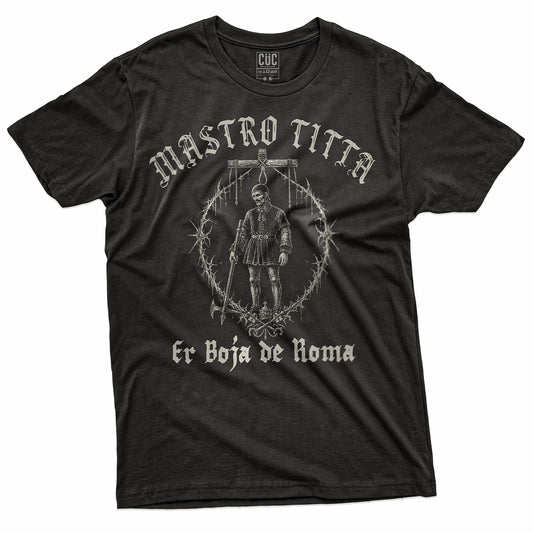 T-SHIRT CUC MASTRO TITTA METAL - Er boja de Roma  #chooseurcolor