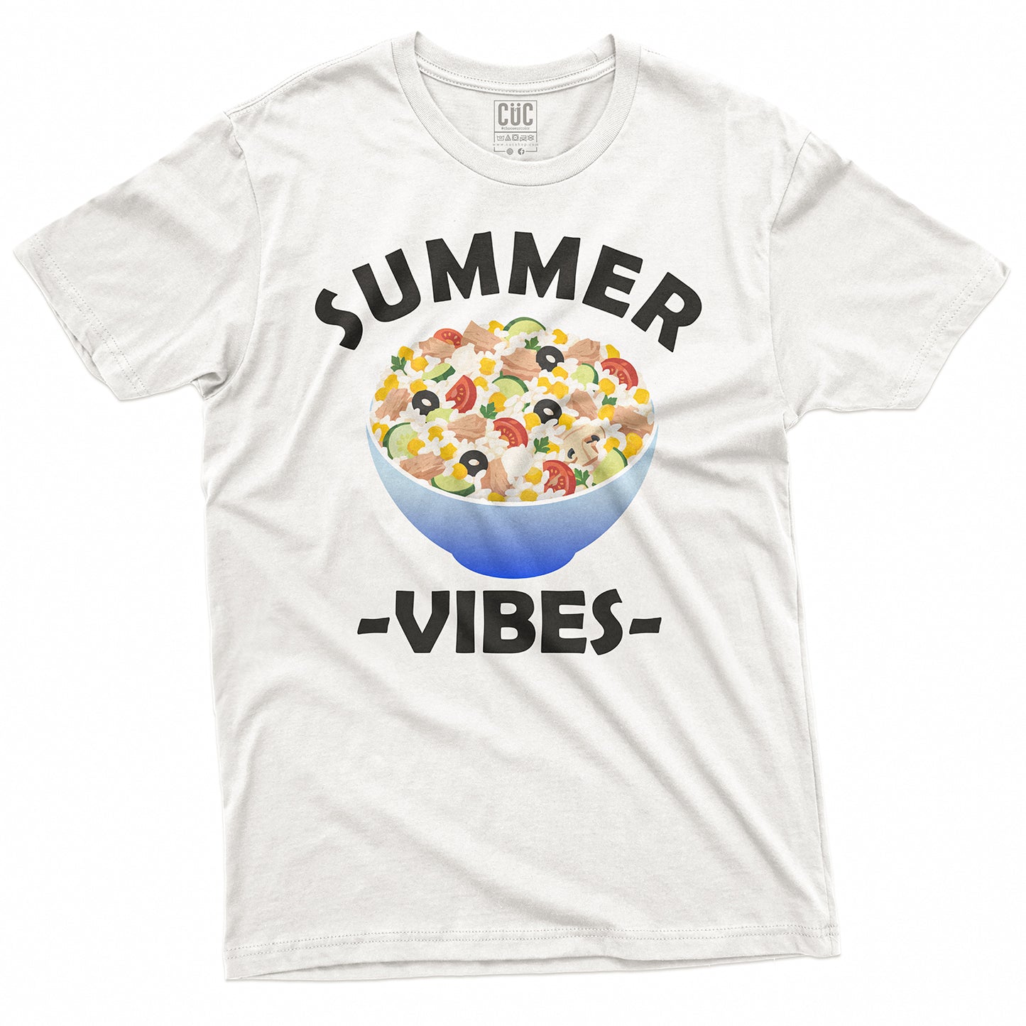 T-SHIRT CUC INSALATA DI RISO - Summer Vibes - Divertente  #chooseurcolor