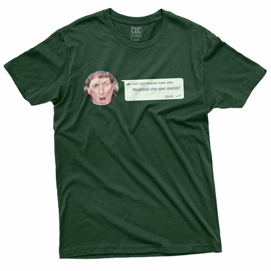 T-SHIRT CUC RICORDATI CHE DEVI MORIRE - Non ci resta che piangere - Cinema  #chooseurcolor