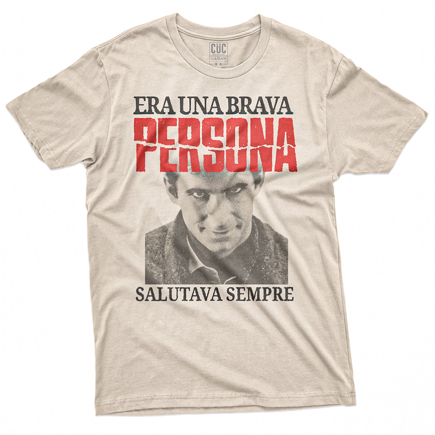 T-SHIRT CUC PSYCO SALUTAVA SEMPRE - Divertente #chooseurcolor