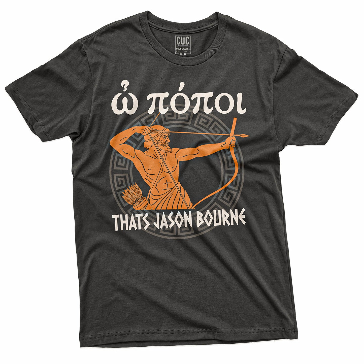 T-SHIRT CUC ODISSEO JASON BOURNE DARK - Ulisse Odissea - Cinema  #chooseurcolor