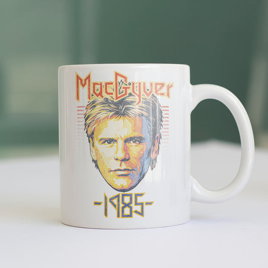 CUC Tazza MACGYVER 1985 Cult Serie Tv Vintage #chooseurcolor