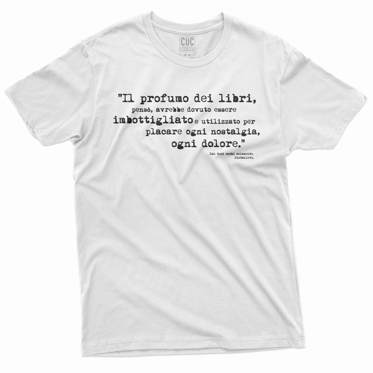 Smells Like New Book T-Shirt Il profumo dei libri dovrebbe essere imbottigliato - Diotallevi - Dai tuoi occhi solamente