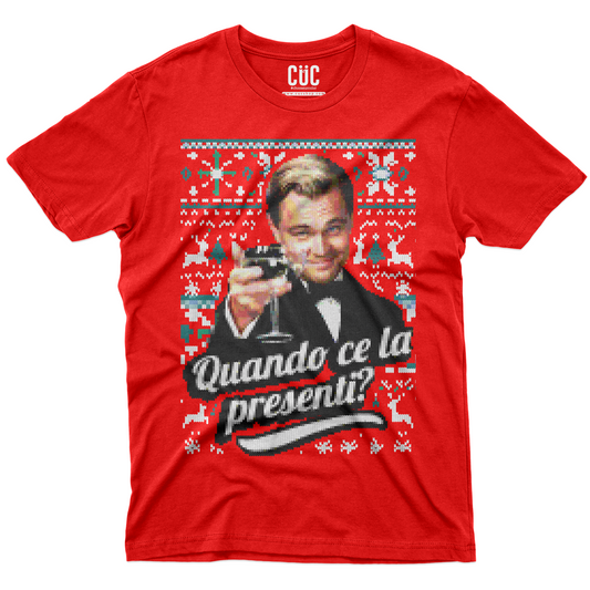 CUC T-Shirt QUANDO CE LA PRESENTI - cenone di Natale MEME - zie invadenti #chooseurcolor