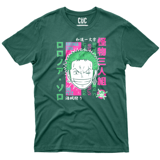CUC T-Shirt ZORO STENDARDO JAPAN - king of pirates manga anime #chooseurcolor