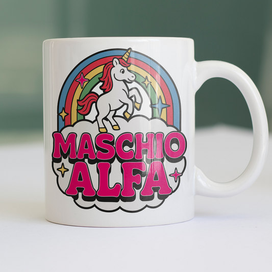 Tazza MASCHIO ALFA - pride - lgbtq+ divertente - regalo ironico #chooseurcolor