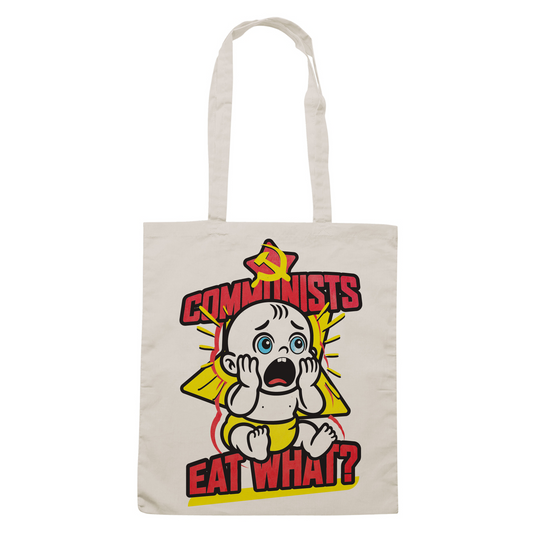 BAG CUC COMMUNI$T EAT WHAT? - divertente politica bambini #chooseurcolor