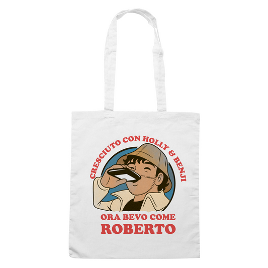 BAG CUC UNA VITA A GUARDARE HOLLY E BENJI ED ORA BEVO COME ROBERTO - meme #chooseurcolor