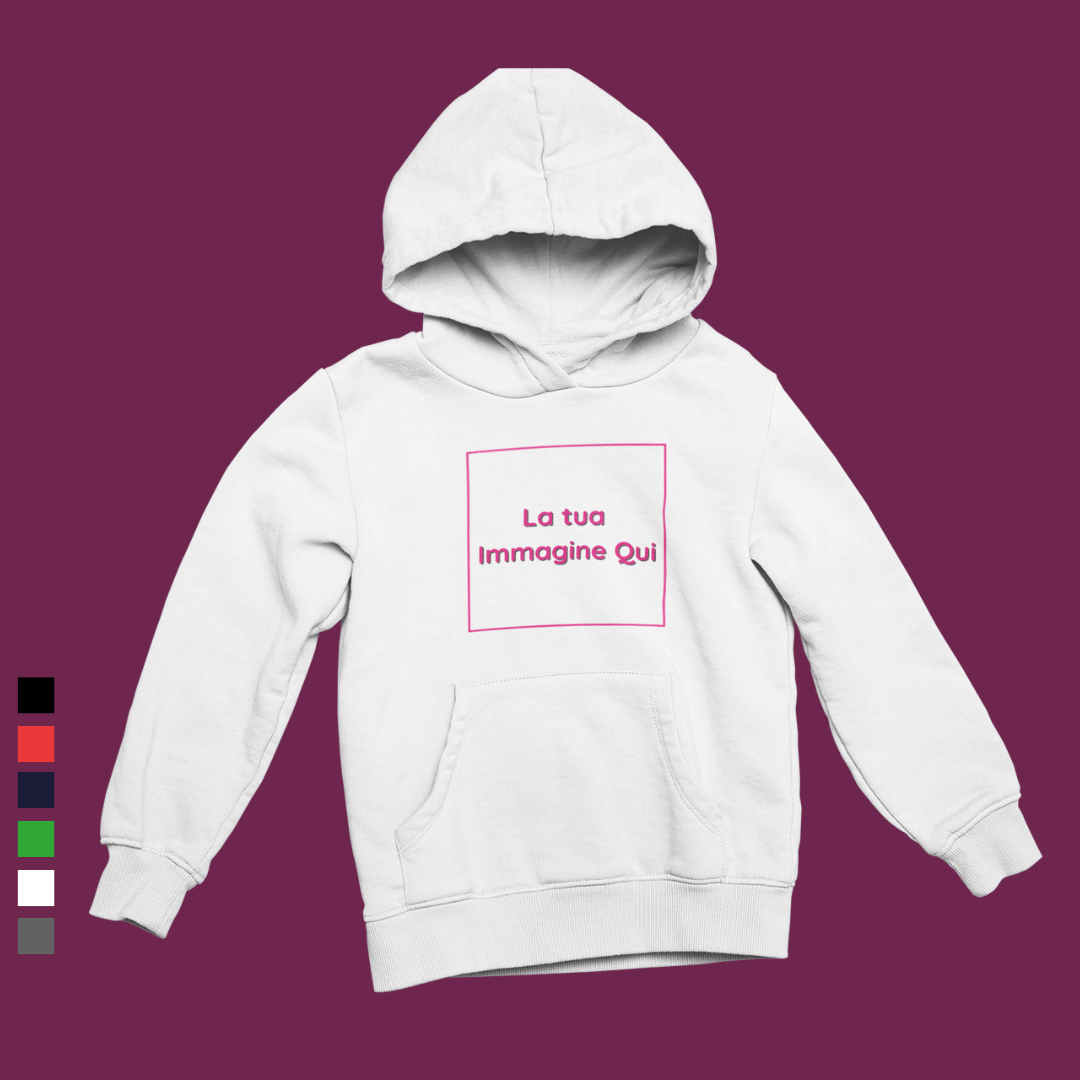 Felpa Cappuccio Personalizzabile - CUC chooseurcolor