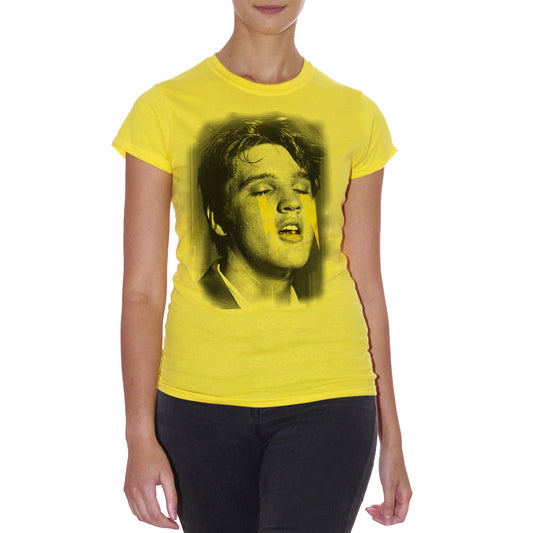 White T-Shirt Elvis Presley Vintage Star Black And White - FAMOSI CucShop