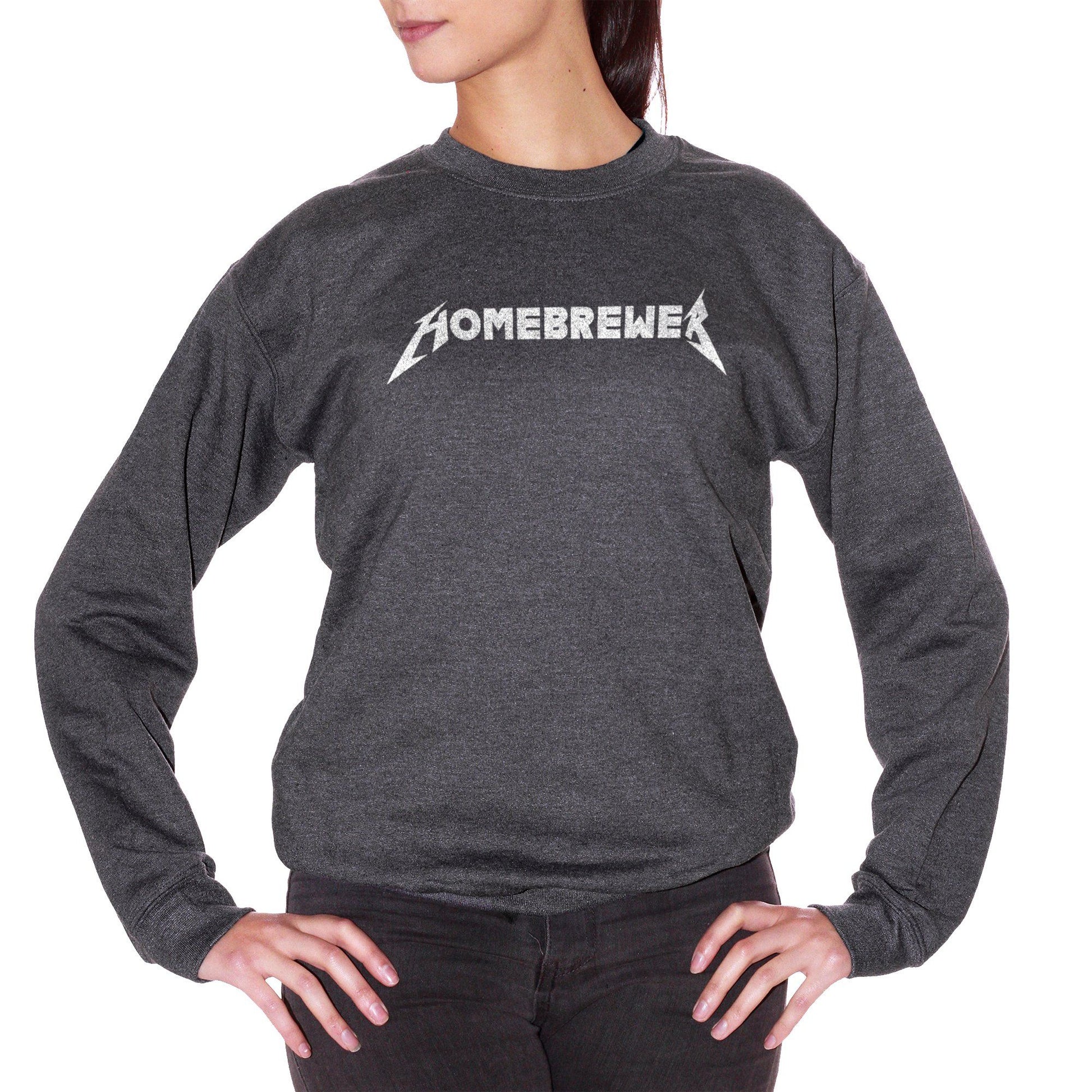 Dim Gray Felpa Girocollo Homebrewer Birra Craft Beer Bevute - Funny Choose ur Color CucShop