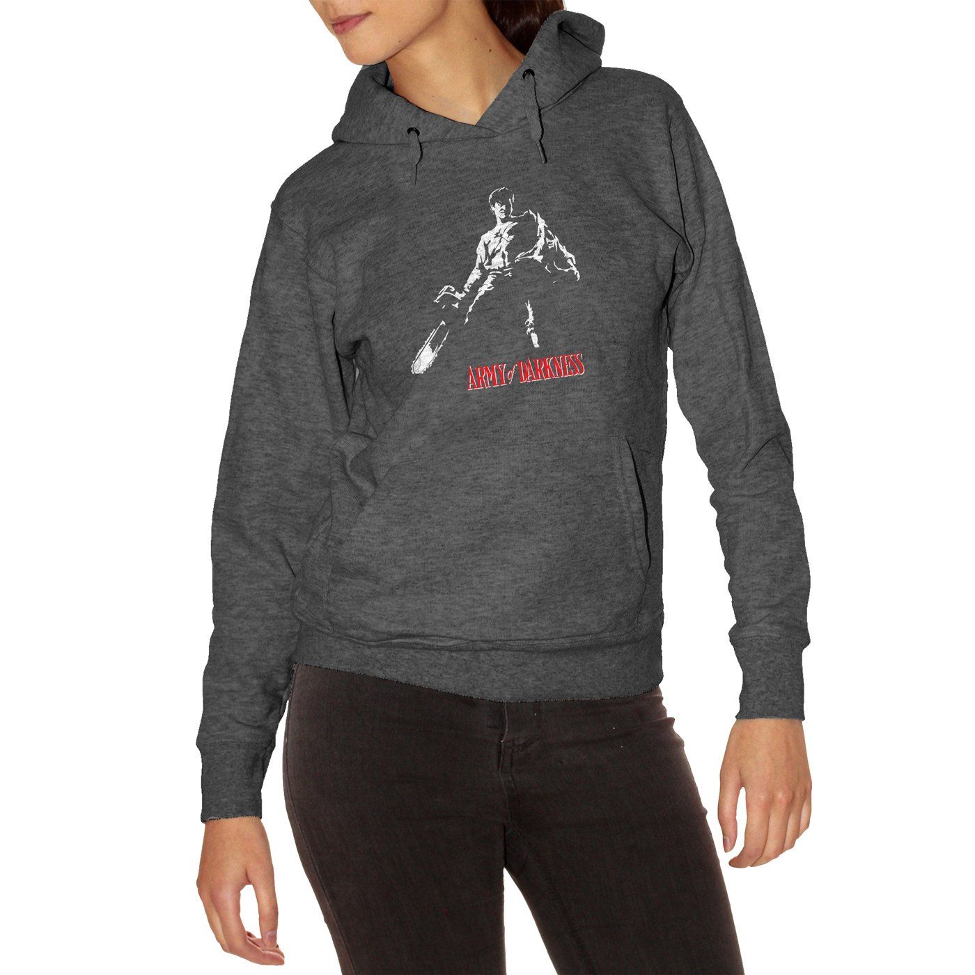 Dark Slate Gray Felpa Cappuccio L'armata delle tenebre famoso film Horror Sam Raimi - FILM Choose ur color CucShop