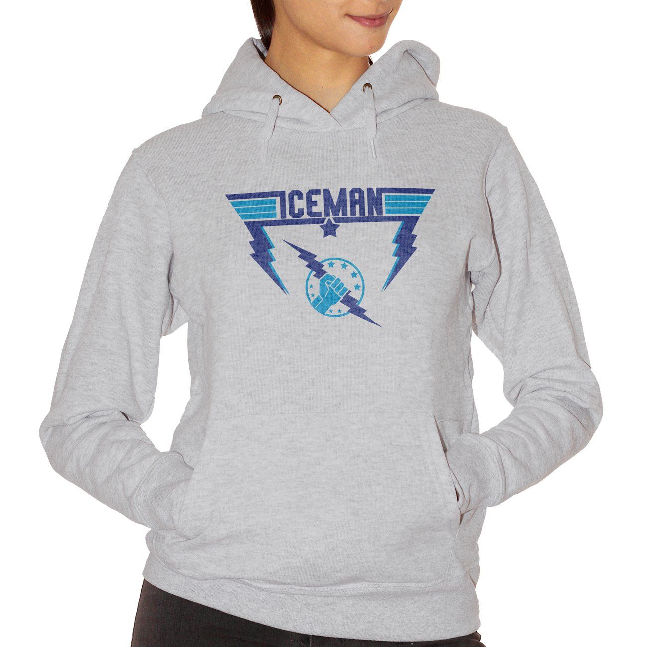 Gray Felpa Ice Man Top Gun - FILM Choose ur color CucShop